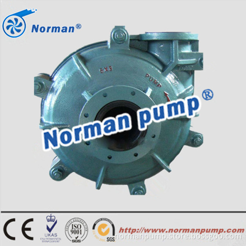 High Efficiency Horizontal Centrifugal Rubber Lined Ash Slurry Pump